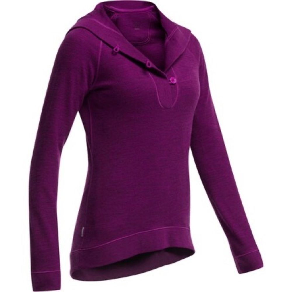 Icebreaker Crave Hooded Sweater Merino Wool Size Small